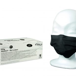 75530 FM Comfort OP Maske Gummiz Schwarz mit Box CMYK
